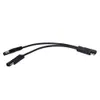 Konsumera elektronik 2st/Lot 25cm 18Awg SAE 1 till 2 SAE Power Extension Cable Y Splitter Adapter Bil Solar Snabbutgåva Koppla bort DC Power Charging Automotive