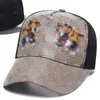 2023 Дизайнерские снимки Tiger Head Hats пчела Snake Mesh Hats Fitted Hats вышивая регулируем