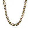 Chains 361L Titanium Steel Necklace Personality Punk Hip-Hop Gold Black Color Chain Men Street Jewelry