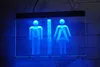 LD4997 LED-Lichtleisten-Schild WC Toilette Mann Frau 3D-Gravur Kostenloses Design Großhandel Einzelhandel