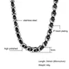 Chains 361L Titanium Steel Necklace Personality Punk Hip-Hop Gold Black Color Chain Men Street Jewelry