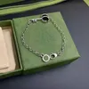 Jednokolorowe designerskie bransoletki damska bransoletka z wisiorkiem gruba hiperbola podwójne litery kształt klucz cjeweler specjalna luksusowa bransoletka dla pań fajne vintageZB062 E23