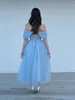 Party Dresses Blue Tutu Maxi Dress/Tulle Corset Prom Dress/Poshoot Dress For Plus Size/Extra Fluffy/Wedding Bridal