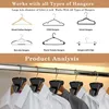 Hangers 1/3Pack Triangles kledinghanger connector haken ultra- premium multifunctionele ruimtevaartbesparingen voor thuis garderobe