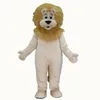 Nouveau Lion Animal mascotte Costumes noël fantaisie robe de soirée dessin animé personnage tenue costume adultes taille carnaval publicité de pâques