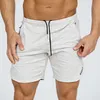 Shorts masculinos 2021 Summer New Mens Fitness Shorts Fashion Casual Gyms Workouting Workout Male Calf-comprimento da panturrilha curta Marca da marca W0327