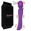 Vibratoren Vasana 3-in-1-Klitoris-Saug-AV-Zauberstab, Dildo-Vibratoren, Klitoris-Flapping-Stimulator, Klitoris-Sauger-Massagegerät für Nippel, G-Punkt, Klitoris, 230327