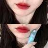 Lip Gloss Blue Tube Donkere rode matte modder Moisturizer vloeistof lippenstift waterdichte langdurige fluwelen tint Koreaanse cosmetica