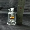 Hookahs In peach, snuff bottle Wholesale Glass bongs Oil Burner Glass Water Pipes Oil Rigs Smoking