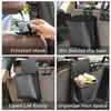 Interior Accessories 1Pcs High Capacity Car Garbage Bag Collapsible Trash Bin Organizer With Lid Multipurpose Foldable