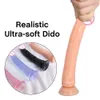 Dildos/dongs transparentes Jelly Dildo Cup Copa Artificial Penis Realista Men Cock Toys sexuais Toys Dildio For Women Anal Dildosex 230327