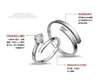 Bandringe „I LOVE YOU“, Paarringe, Unisex, Eheringe für Damen und Herren, Liebhaber, Jahrestag, Schmuck, Geschenk, verhindern Allergien, 925er Sterlingsilber, G230327