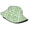 Boinas únicas Green Keroppi Cartoon Frog Bucket Bucket Bucket Hat unisex Plegable Fisherman Fisherman Tarnadas de viaje