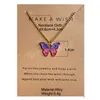 Modaya uygun güzel kelebek kolye kadınlar için bohemia hayvan kolye zinciri kızlar moda ifadesi takı hediyesi