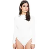 Womens Jumpsuits Rompers 13 Colors Long Sleeve O Neck Casual Bodysuit Women Body Tops White Black Nude Red Party Bandage Bodycon Romper Body suit Jumper 230327