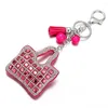 Porte-clés sac chanceux cristal strass porte-clés porte-clés porte-monnaie pour voiture cadeau de noël bijoux Llaveros