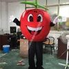 Hot Sales Red Apple Mascot Kostuum Top Cartoon Anime Thema Karakter Carnaval Unisex volwassenen Maat Kerstfeest B uit de buitenlucht Outloor Outfit Suit