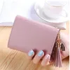 Wallets Women's Wallet Tassel Short Wallet Women Fashion Purse Mini Students Lovely Wallet For Girl Clutch Bags Cheap With Free Shipping G230327