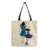 Sacs de soirée Dessin animé mignon Super Mama Imprimer Sac fourre-tout Maman et bébé Mode extérieure Plage Personnalisable Dames Sac à main Haute capacité