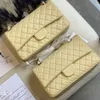 Luxury Summer denim chain bag Designer crossbody bags Classic Flap Handbag women channel shoulder famous wallet Soft Leather purse 2 set