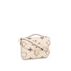 Postman's Bag Single Shoulder Crossbody Bag Pochtt Metis Luxury Collection Popular Embossed Surface Buckle Opening and Closing Design Girl's Bag