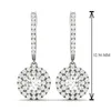 Stud Huitan Wedding Trend Orecchini per donna Full Bling Cubic Zirconia Accessori da donna semplici ed eleganti Gioielli classici 230325