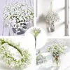 Decorative Flowers 52cm White Gypsophila Artificial Wedding DIY Bouquet Decoration Arrangement Plastic Babies Breath Fake Flower Home Decor