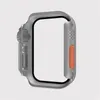 818d Case de protetor de tela para pára -choques fino para a série Apple Watch 8 7 6 5 4 SE segundos Mudança para Apple Watch Ultra Full Protect Armour Capa 45mm 44mm
