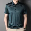 Men's Polos 2023 Short-sleeved T-shirt Men's Casual Polo Collar Shirt Summer Fashion Large Breathable