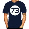 Camisa de camisetas masculinas 2023 homens Sheldon S 73 T-shirt