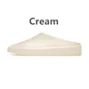 Slipare Slip-On Designer Slipare Slid Slides Sandaler Luxurys California Cement Almond Concrete Cream Oat Män Slipper