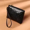 Wallets Short Women Wallet New Arrival Wallets Zipper Purse Fashion Alligator Texture Pocket Mini Trendy Coin Purse Card Holder For Girl G230327