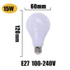 Glödlampor 6000k LED -glödlampa Skruva i AC 110V 220V 240V 21W 18W 15W 12W 9W 6W 3W LAMPADA Energibesparande ljus för homeled