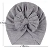 Akcesoria do włosów 2023 Baby Toddlers materiał łuk turban czapka czapka bowknot po rekwizyty