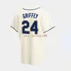 New 44 Julio Rodriguez Castillo 2023 All-Star Baseball Jersey Ty França Eugenio Suarez Adam Frazier J.P. Crawford Ken Griffey Jr. Cal Raleigh MITCH HANIGER Luis Castillo