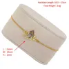 Bracelets de charme 2023 EST Designer Fashion Gold Gold Bathed Zircon Butterfly Slim Link Bracelet