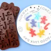 Baking Moulds Christmas shape design Cookie Shaping Decorating Baking Trays Xmas Chocolate Mold Gingerbread Man Christmas Candy Mould 230327