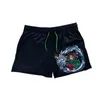 Heren shorts Anime Demon Slayer Sports shorts Causal Breathable Beach Short Devil Fruit Print Cartoon Swimtrunks Oversized 6xl Gym Shorts W0327