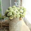 Dekorativa blommor simuleringskul krysantemum liten gäng diy bröllop brud bukett hem möbler bord dekoration falsk blomma