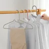 Cabides 10pcs cabide de colar de plástico não deslizamento de roupas secas de secagem pendurada para adulto seco e molhado S suporte diagonal