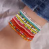 Cavigliere Bohemian Perline colorate Cavigliera da spiaggia per le donne Fatte a mano Fahsion Estate Oceano Moda Bracciale alla caviglia Gioielli per piedi