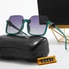 2023 Stijlvolle zonnebrillen voor mannen en vrouwen, Piloot Sun Glazen UV400 Eyewear Metal Frame Polaroid Lens 8932 met doos en kase