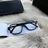 10% OFF Luxury Designer New Men's and Women's Sunglasses 20% Off Quanzhi Longyan Frame Black Plate Myopia Glasses Size 53 Plain Face Anti Blue Light