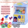 Andra leksaker Children's Electric Gashapon Machine Coinoperated Candy Game Early Education Learning Play House Girl Gift 230327