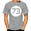 Camisa de camisetas masculinas 2023 homens Sheldon S 73 T-shirt