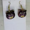 Cloisonne vintage Cute Cat Charms Orecchini Gioielli all'ingrosso femminile Accessori Accessori tradizionali Orecchini per animali a smaltimento Handcraft Regali di 10 coppie/lotto