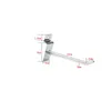 Продолжительные товары для крючков Shop Store Slatwall Single Hook 4 Size Supermarket Display Fitting Jouring Hanger DH9302