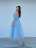 Vestidos de festa Blue Tutu Maxi Dress/Tulle Corset Dress/Dress/Poshoot Dress for Plus Tamanho/Extra Fluffy/Wedding Bridal