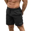 Мужские шорты Gymohyeah New 2019 Summer Mens Fitness Fitness Бодибилдинг дышащий быстрый сушка короткие спортивные залы. Мужчины повседневные бегуны шорты M-2XL Оптовые w0327