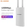 Outdoor Access Point High Power 2.4G 5GHz Gigabit Router/ AP/ Repeater Long Range WiFi -antenne voor straattuin